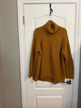 Old Navy Mustard Chunky Turtleneck Sweater